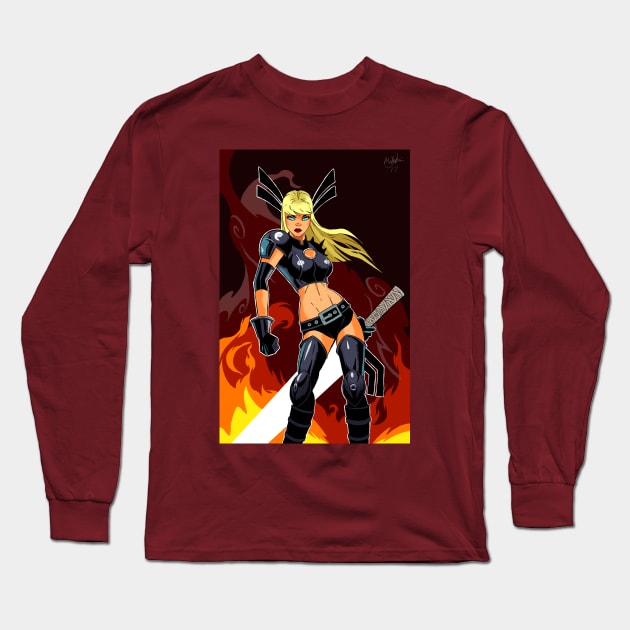 Young Mutants Magik Long Sleeve T-Shirt by Mikekimart